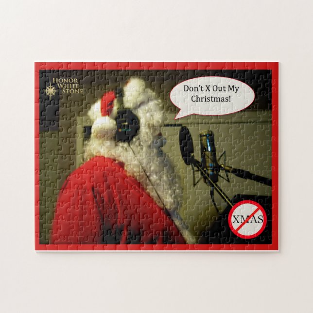 "Ne font pas X puzzle de mon Noël" (Horizontal)