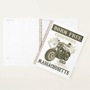 Né Free Choppers Massachusetts Spiral Planner