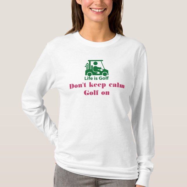 Ne gardez pas de t-shirt calme (Devant)