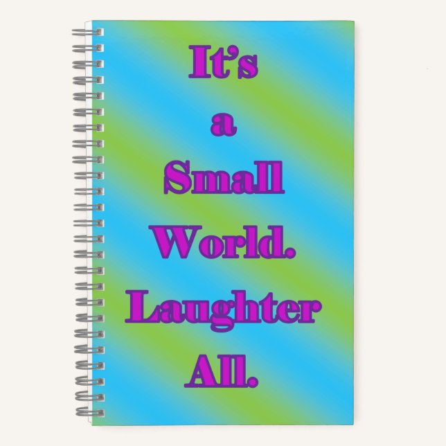 Ne jamais changer vos rayures - Carnet spiral (Recto)