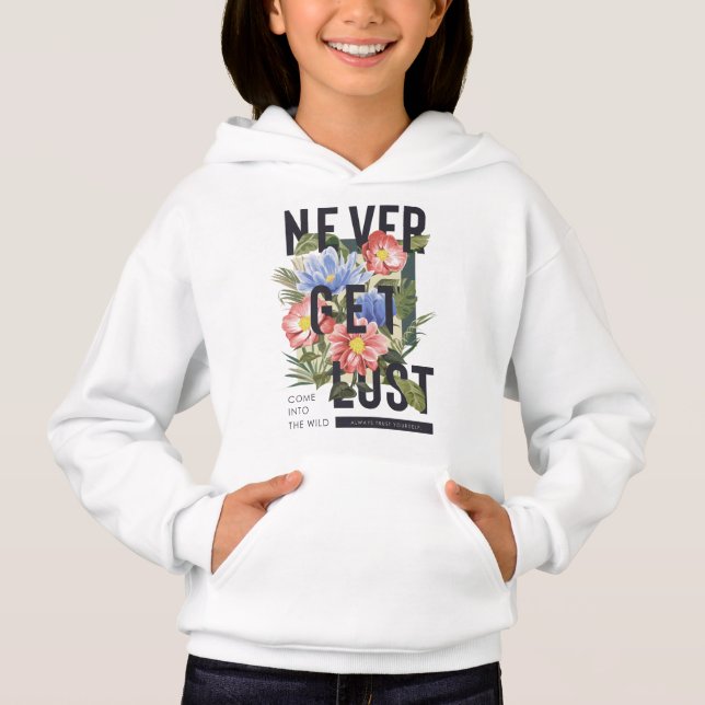 Ne jamais perdre le slogan floral (Devant)