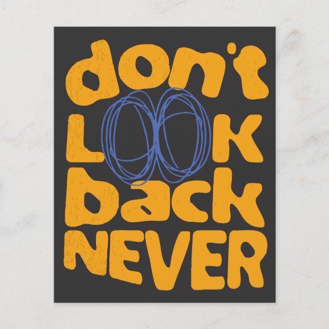 Ne jamais regarder en arrière (Devant)