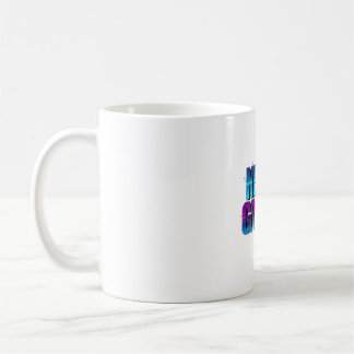Ne jamais renoncer à l'effet de rayures de Mug Ins
