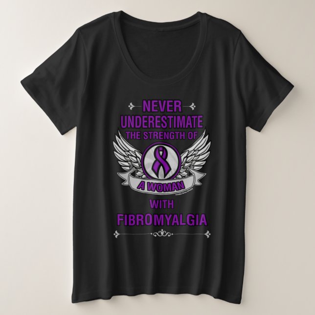 Ne jamais sous-estimer/Femme...Fibro (Design devant)