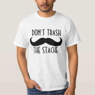 Ne jetez pas la stache, T-shirts Moustache