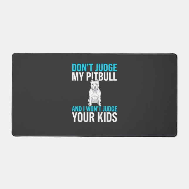Ne jugez pas mon pitbull drôle de chien (Recto)