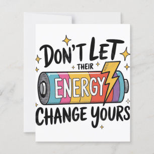 ⚡ ne laissez pas leur énergie changer les vôtres