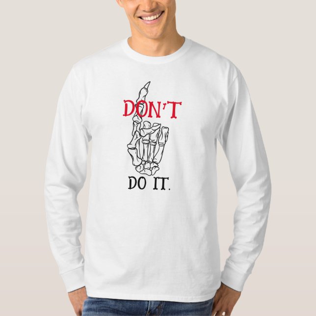 NE LE FAIS PAS T-shirt à manches longues pour homm (Devant)