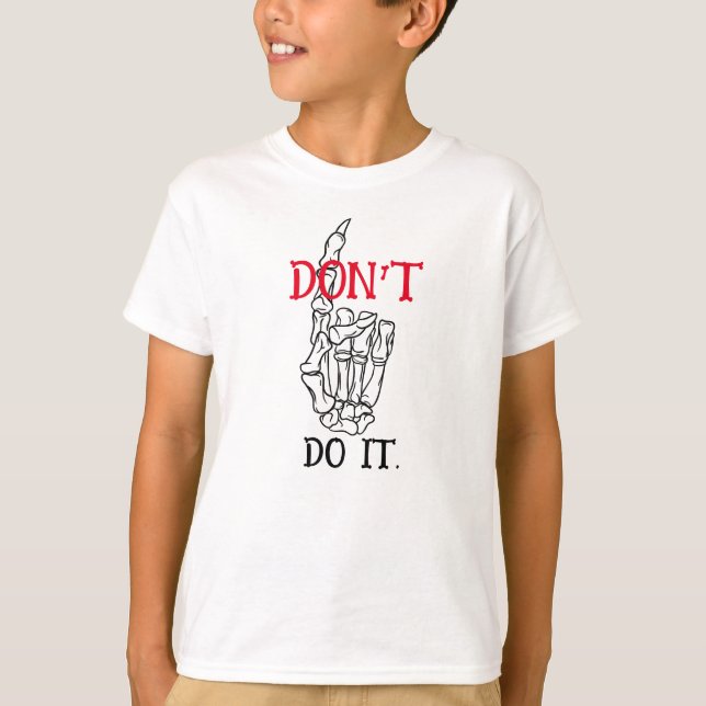 NE LE FAIS PAS T-shirt de garçon (Devant)