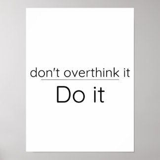 Ne l'exagérez pas - Poster motivationnel