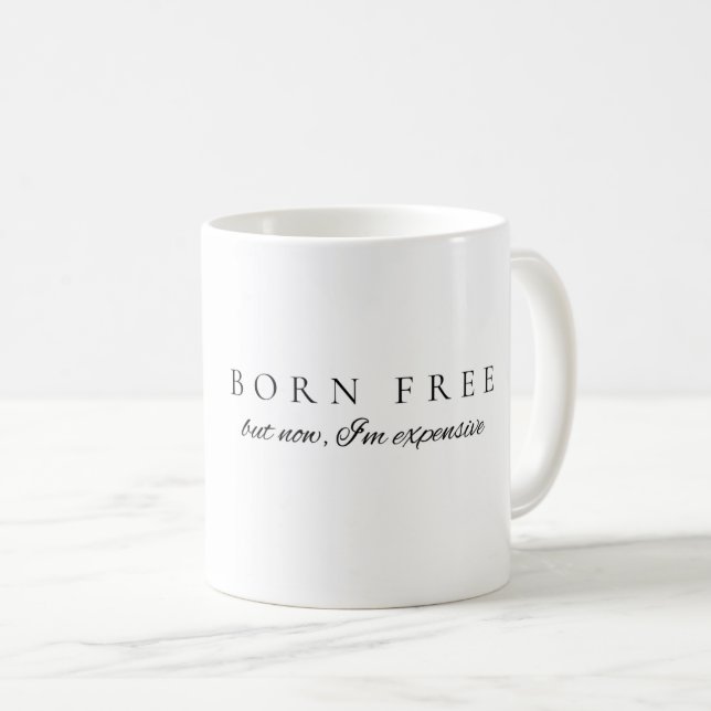 Né Libre Mug (Devant droit)