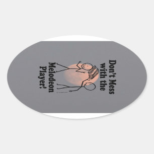 Ne manquez pas le Sticker ovale du Lecteur Melodeo