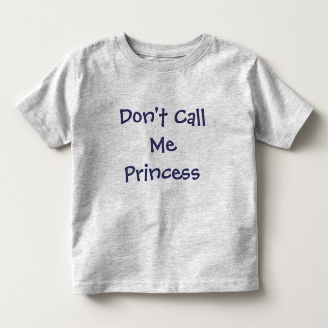 Ne m'appelez pas le T-shirt de la Princesse-Fille (Devant)