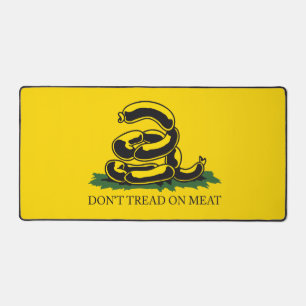 Ne marchez pas sur la viande drôle Gadsden drapeau