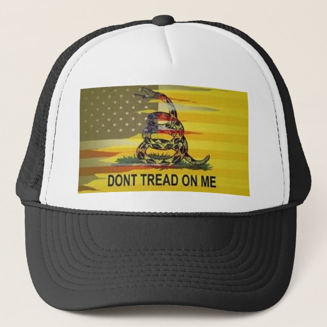 Ne marchez pas sur moi le casquette de camionneur (Devant)