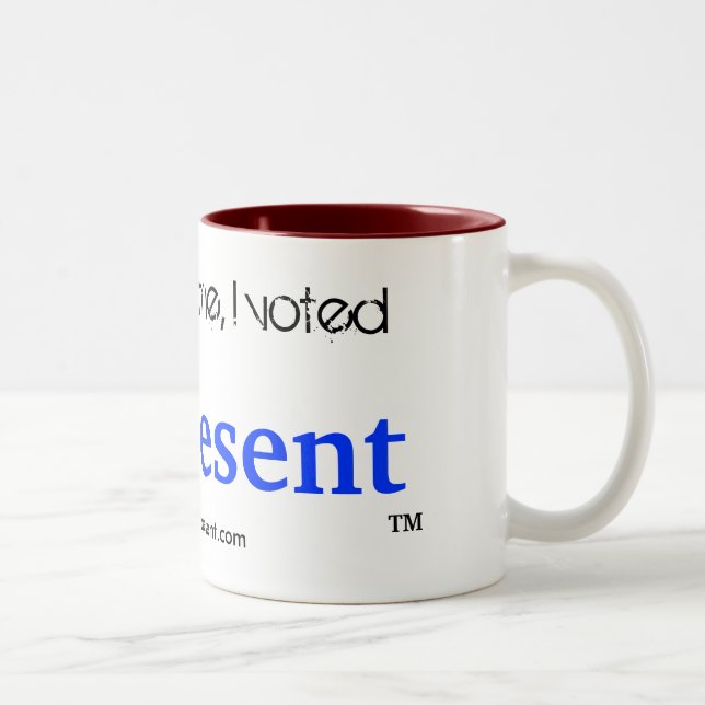 Ne me blâmez pas, j'a voté le présent - tasse de (Droit)