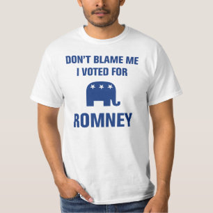Ne me blâmez pas que j'ai voté pour le T-shirt d