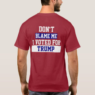 Ne me blâmez pas Trump "Drain the Swamp" T-shirt