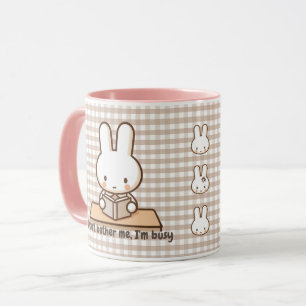 Ne me dérange pas tasse de café lapin