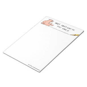 Ne me donnez pas ce bloc-notes à griffonner