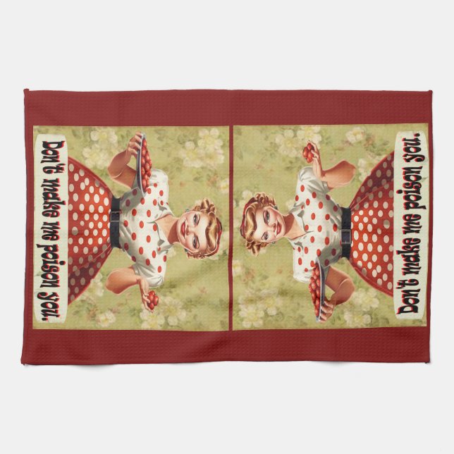 Ne me fais pas empoisonner votre serviette de cuis (Horizontal)