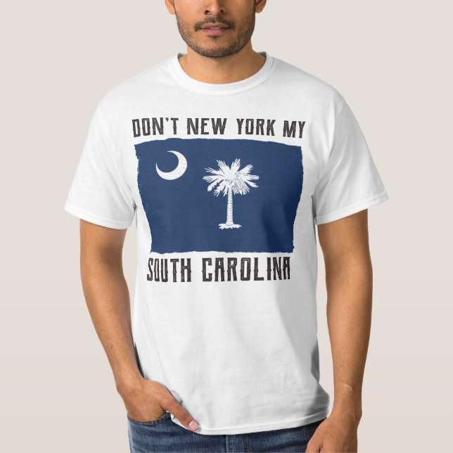 NE ME FAIS PAS LE T-shirt DE NEW YORK MON SOUTH CA (Devant)