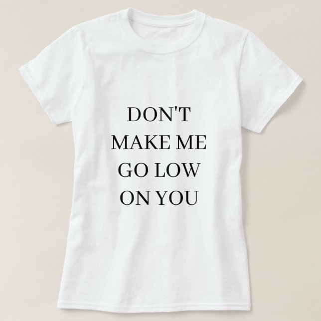 Ne me faites pas tomber - T-shirt diabétique (Design devant)