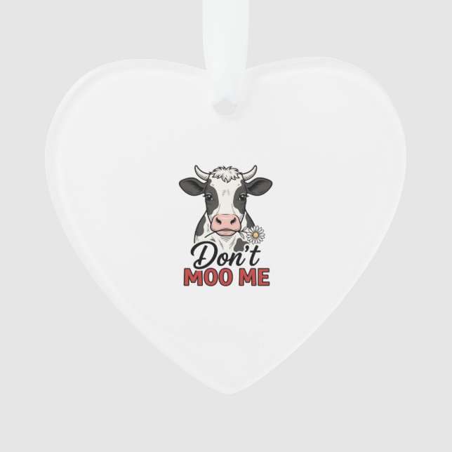 Ne me moo pas drôle vache gravure vintage (devant)