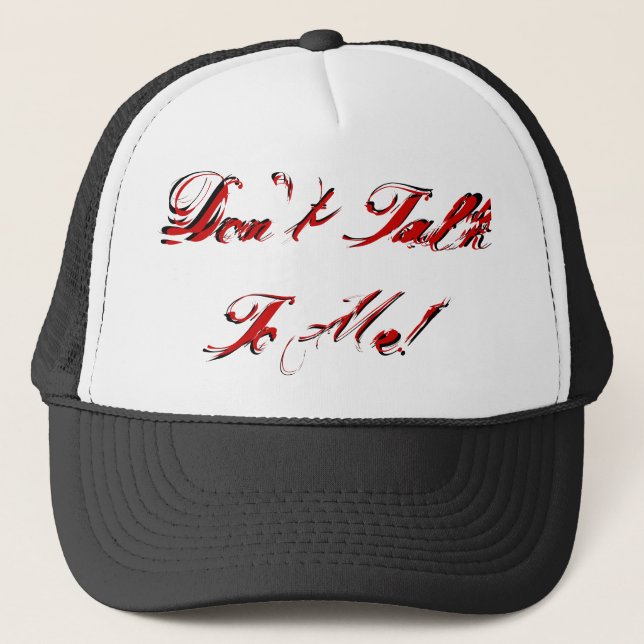 Ne me parlez pas - le casquette (Devant)