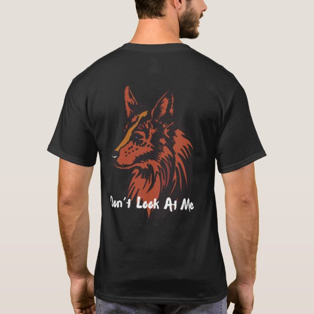 Ne me regarde pas | T-shirt Wolf Vibes (Dos)