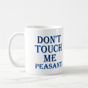 Ne me touche pas, paysan Mug ou tasse de voyage dr