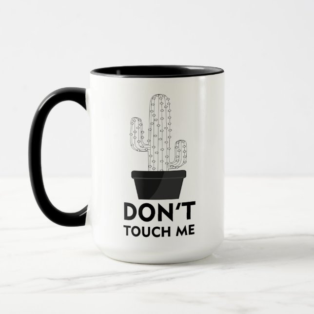 Ne me touchez pas - citations fortes mug (Gauche)