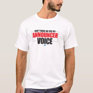 Ne m'incitez pas à utiliser mon T-shirt de voix