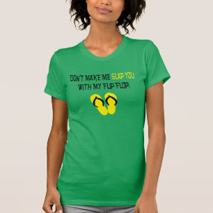 Ne m'incitez pas à vous gifler T-shirt drôle