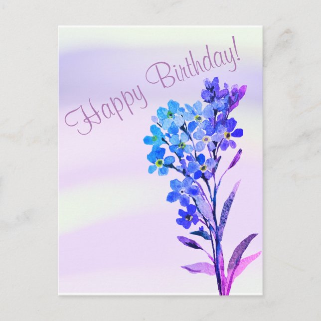 Ne m'oublie pas carte postale (Devant)