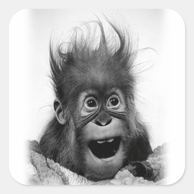 NE PANIQUE PAS ! Sticker carré (Devant)