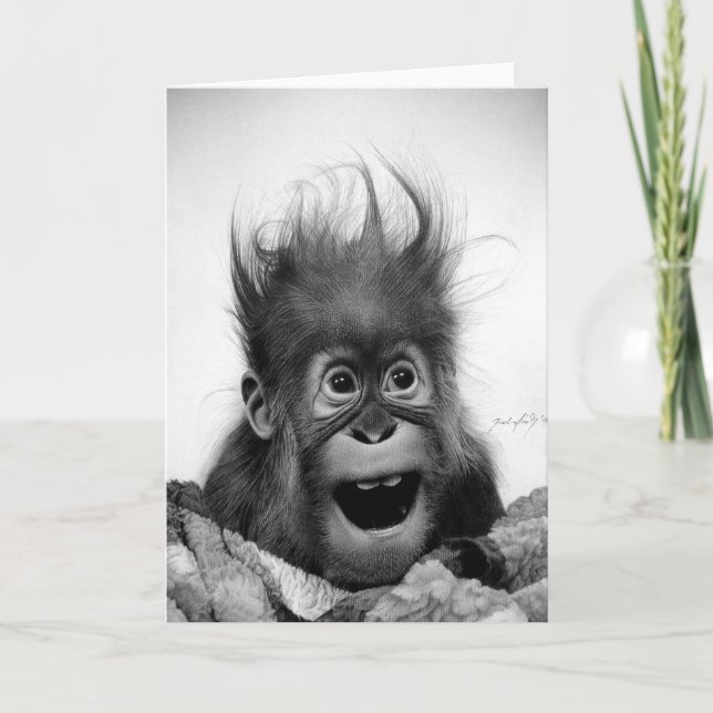 NE PANIQUEZ PAS ! Carte de voeux (Devant)