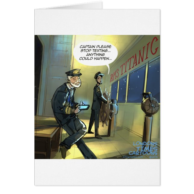 Ne pas écrire et Titanic drôle (Devant)