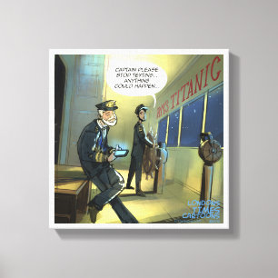 Ne pas écrire et Titanic Drôle toile Imprimer