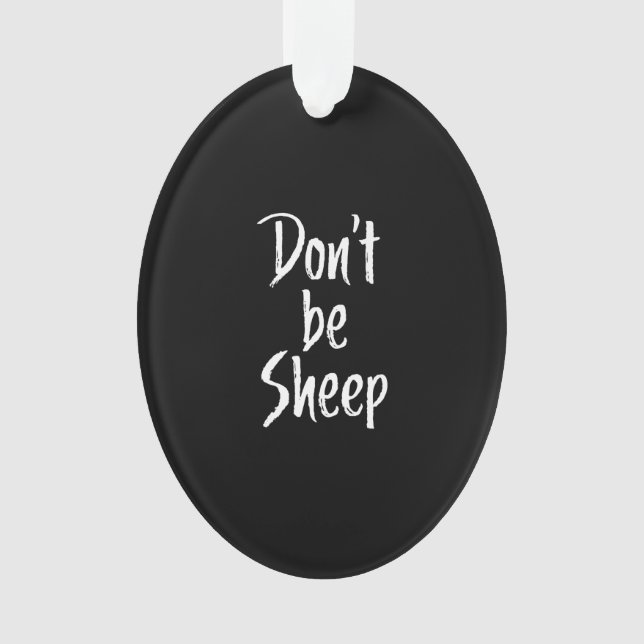 Ne pas être des moutons | Citations d'Humour à pro (devant)