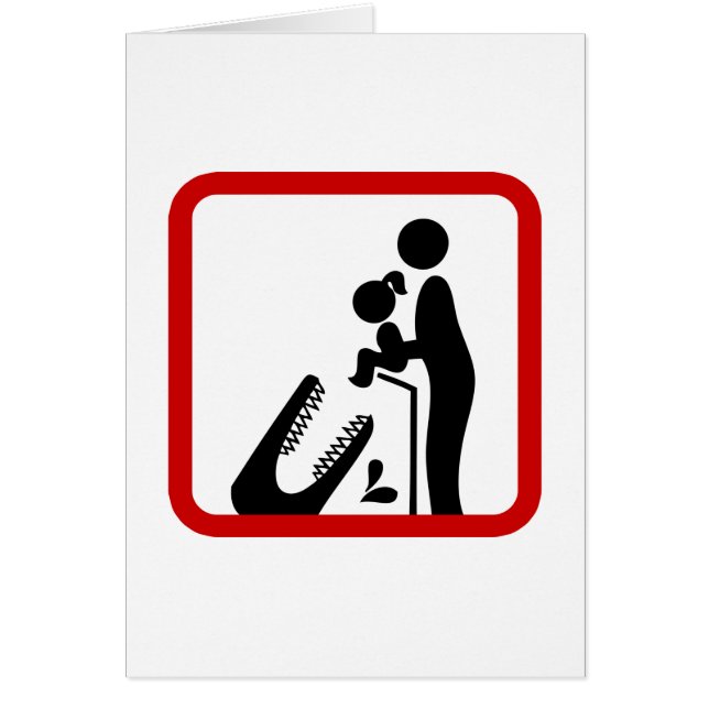Ne pas nourrir la fille à la carte d'affichage du  (Devant)