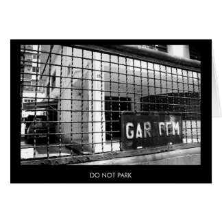 NE PAS PARKING carte simple