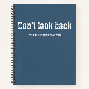 Ne pas regarder en arrière carnet