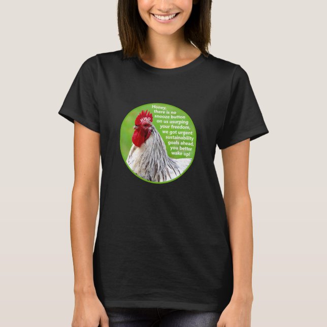 Ne pas snober (noir) T-shirt (Devant)