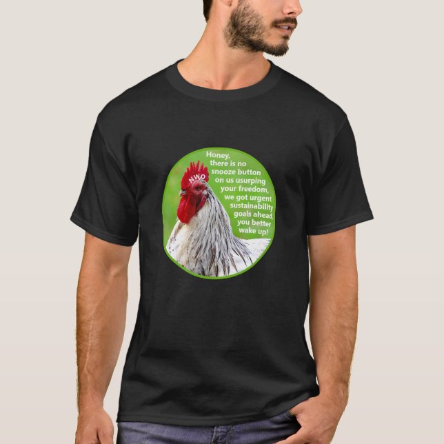 Ne pas snober (noir) T-shirt (Devant)
