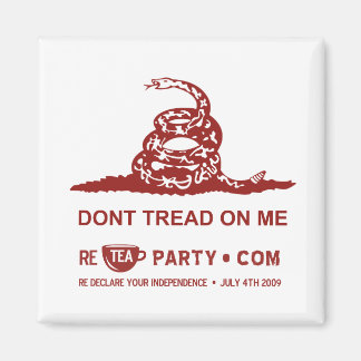 Ne Pas Tourner Sur Moi Tea Party Magnet