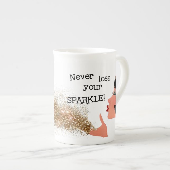 "Ne Perdez Jamais Votre ÉPARGNE !" DIVA Mug (Devant droit)