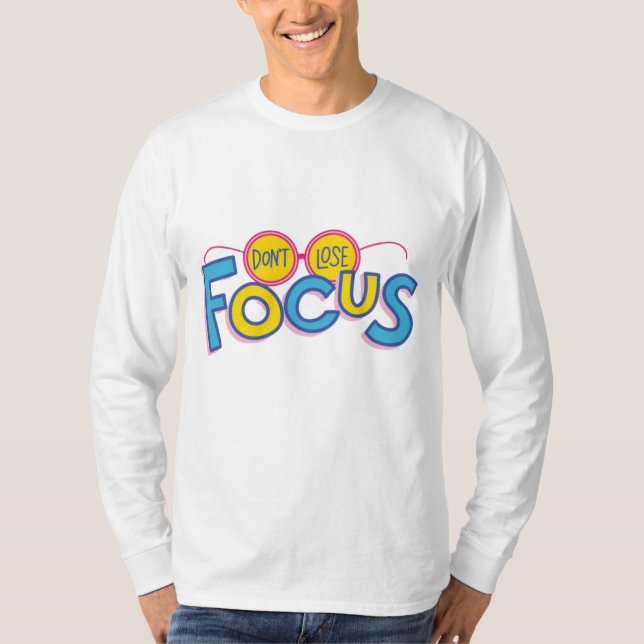 Ne perdez pas Focus T-shirt à manches longues de b (Devant)