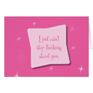 Ne peut pas cesser de penser à vous