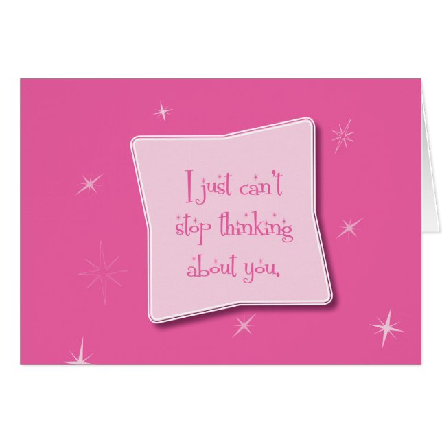 Ne peut pas cesser de penser à vous (Devant horizontal)